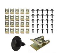 Lot de 40 vis hexagonales en U conçues pour la fixation de dessous de plateaux et de tôles métalliques BMW