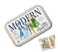 Lot de 400 autocollants modernes pour femme - Fournitures de scrapbooking, autocollants esthétiques, décoration de journal indésirable, art et travaux manuels pour livres de voyage, livres de compte