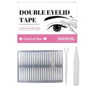 Lot de 400 bandes de protection oculaires invisibles pour le lavage des paupières sans OP Autocollant Dopellid avec pinces et fourche en Y