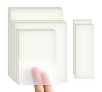 Lot de 400 blocs de notes autocollantes transparents, amovibles, transparents, 4 tailles, étiquettes autocollantes transparentes imperméables, étiquettes annotées pour l'école, l'apprentissage et le