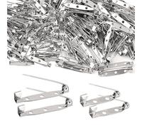 Lot de 400 Broches de sécurité, Épingle à Nourrice pour DIY Broche/Badge ou d'autres Projets d'Artisanat (25/35 mm)