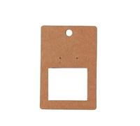Lot de 400 cartes de présentation autocollantes en plastique pour boucles d'oreilles, colliers, porte-clés, cartes pour fabrication de bijoux, 6 x 9 cm, noir