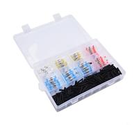 Lot de 400 connecteurs de fils étanches à souder, joints thermorétractables - Aucun outil nécessaire pour automobile, bateau, éclairage extérieur, rapport 3:1, tailles à code couleur