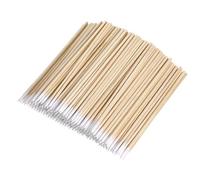 Lot de 400 cotons-tiges en bois pointus - Petits cotons-tiges fins - Bâtonnets de nettoyage - Bâtonnets de nettoyage - Pour maquillage, maquillage - 7 cm