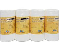 Lot de 400 doublures à couches en bambou sans parfum - Sans fragmentation et sans chlore BlueSnail