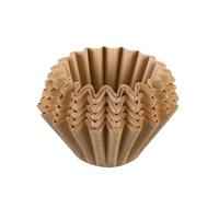 Lot de 400 filtres à café en papier, type goutte, for infusé la main, pâte bois, ondulé, bol gâteau origami, tasse filtrante Pour CafetièRe à Filtre(Brown,S)
