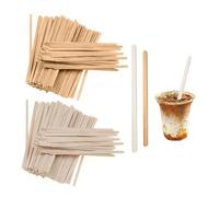 Lot de 400 Mélangeurs en Bois pour Café, Boissons Chaudes, Peinture, Lait et Jus - Bâtonnets pour Travaux Manuels