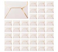 Lot de 400 mini enveloppes blanches pour marque-places de mariage, invitations, 10,2 x 6,9 cm