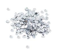 Lot de 400 paillettes rondes en vrac Argenté 7 mm
