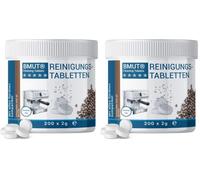 Lot de 400 pastilles de nettoyage de 2 g pour machines à café, machines à capsules et machines à café - Tablettes de nettoyage très efficaces pour tous les fabricants