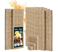 KOTARBAU® Lot de 400 Pièces Allume Feu Cube - Laine De Bois - 25 x 8 x 13 cm - Naturel - Allume Feu Barbecue - Cheminée Four Bois