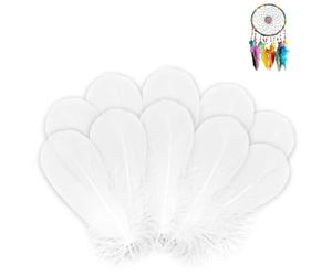 Lot de 400 plumes blanches pour travaux manuels, 5 à 12 cm, pour attrape-rêves