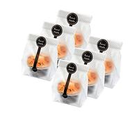 Lot de 400 sachets en cellophane BetterJonny - Transparents - Avec 200 autocollants - Pour pain, sucettes, noix, cadeaux, biscuits, Pâques - 22,8 x 8,7 cm