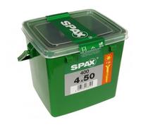 Lot de 400 vis acier tête fraisée torx SPAX, TF TX 4x50 WIROX - 4191010400506