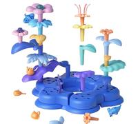 Lot de 41 Structures de Construction pour de la Structure Garden World, Jouets de Rassemblement Floraux créatifs à Faire soi-même, Combinaisons de Construction Flexibles et variées