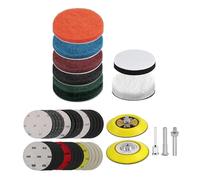 Lot de 42 disques de ponçage professionnels pour phares de voiture, différents types de tampons, kit de restauration de phares, kit de rénovation, anti-rayures