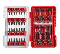 Lot de 42 embouts de tournevis en acier S2 magnétique résistant aux chocs Torx/Phillips/Pozidriv/fente/tête hexagonale Tige