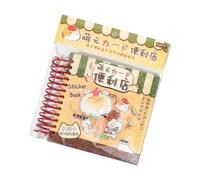 Lot de 42 feuilles de papier adhésif découpé à double fil pour planification quotidienne et scrapbooking décoratif, bloc-notes adhésif multifonction