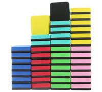 Lot de 42 gommes pour tableau blanc pour enfants et adultes, lavables et réutilisables pour le nettoyage des marqueurs effaçables à sec sur tableau blanc magnétique souple, tableau blanc en verre et tableau effaçable à sec