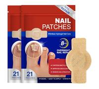 Lot de 42 patchs à ongles hydrogel pour ongles des orteils, support et protection des ongles de nuit, faciles à appliquer pour ongles des pieds et des doigts