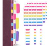 Lot de 420 onglets adhésifs pour onglets adhésifs, marque-pages, onglets adhésifs pour documents, livres, journal intime