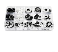 Lot de 420 rondelles plates en nylon pour une utilisation industrielle et automobile, réduit le desserrage et protège contre les fuites, étui de rangement pratique