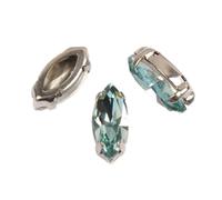 Lot de 4200 strass en forme de navette avec strass à coudre pour vêtements, chaussures, vêtements, accessoires de décoration, 5x10mm 35Pcs, Cristal de verre, Cristal