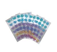 Lot de 432 pansements à boutons hydrocolloïdes colorés Zit PATCH Absorption des sécrétions Réduit l'inflammation Portable Mignon Boutons Autocollants pour le visage Anti-acné Traitement de la peau