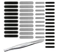Lot de 44 Filets adhésifs Anti-poussière en Maille avec Pince à épiler, kit de Coque Anti-poussière pour Haut-Parleur protège Chargement Compatible avec iPhone 13 12 11 8 7 Pro Max Mini X XS XR Plus