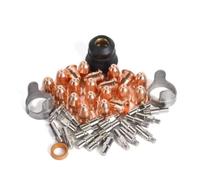 Lot de 44 lampes de poche plasma solides PR0110 PD0116 PE0106 PC0116 pour coupeur plasma S45 consommables IPT-60 PT-60 IPT-40 PT40 QIANGHAN (1,1 mm)