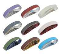 Lot de 45 bandes abrasives de rechange pour affûteur Work Sharp Ken Onion Edition (WSKTS-KO), 1,9 x 30,5 cm, 80/120/240/400/600/800/1000/2500/5000 grains