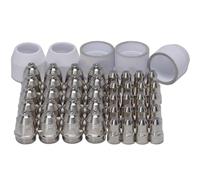 Lot de 45 consommables P-80 pour cutter plasma avec buse de 1,5 mm et électrodes, compatible avec les torches Panasonic 80-100 A pour la coupe du métal
