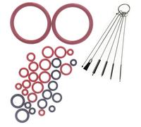 Lot de 45 joints toriques pour machine à café Philips avec kit de nettoyage - Soupape de support pour groupe d'infusion - Valve d'écoulement de vapeur pour Philips Saeco Gaggia Spidem