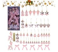 Lot de 45 pendentifs décoratifs pour fêtes de Noël, décorations de Noël, fenêtres, fiançailles, mariages, boutique, couronnes, événements