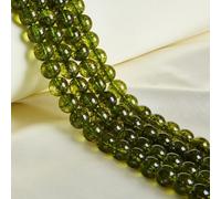 Lot de 45 perles péridot naturelles de 8 mm pour la fabrication de bijoux