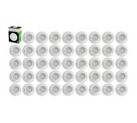 Lot de 45 Spot Led Encastrable Blanc Orientable lumière Blanc Chaud eq. 50W - LAMPESECOENERGIE - Kit complet