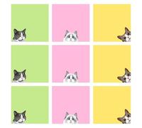 Lot de 450 feuilles de notes adhésives repositionnables 7,6 x 7,6 cm avec code couleur pour journal, planificateur, livres, ordinateur portable