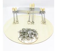 Lot de 46 fers à marquer de qualité supérieure de 2,5 cm pour lettres de l'alphabet de A à Z et chiffres de 0 à 9, parfaits pour le travail du bois et les projets de marque (2,5 cm de A à Z et 0-9)