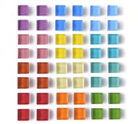 Lot de 48 aimants de réfrigérateur en Verre pour réfrigérateur - Aimants décoratifs colorés pour casier de Bureau - Aimants pour Tableau Blanc