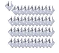 Lot de 48 attaches anti-ouragan en acier de calibre 18 pour forces sismiques, fermes de toiture, bois et bois résistant aux vents violents