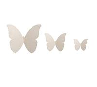 Lot de 48 autocollants muraux 3D papillon amovibles pour décoration de maison, mariage, salon, chambre d'enfant, cuisine, fenêtre, meubles de fête, décoration murale, argent