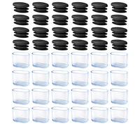 Lot de 48 bouchons en silicone pour chaises Ovali.15 mm x 30 mm pour embouts pour tuyaux, métal, protection, meubles