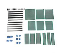 Lot de 48 cartes PCB double face comprenant des bornes et des poteaux en nylon pour une conception de circuit flexible