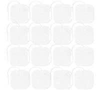 Lot de 48 électrodes Tens - 4 x 4 cm - Kit de remplacement d'électrodes autocollantes en gel - Électrodes adhésives - Électrodes de rechange autocollantes - Convient pour les appareils Tens et les