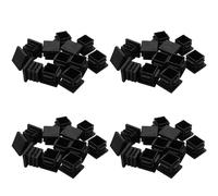 Lot de 48 embouts carrés en plastique 19 x 19 mm