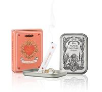 Lot de 48 encens en papier « Love in Peony » dans une boîte vintage - Idée cadeau mignonne et unique pour anniversaire et anniversaire - Utilisation rapide et parfum longue durée - Aromathérapie et