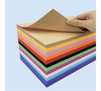 Lot de 48 feuilles de mousse EVA 12 couleurs de 2 mm d'épaisseur 20 x 30 cm pour projets scolaires, scrapbooking, bricolage, cosplay, artisanat, décoration de Noël