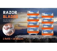Lot De 48 Lames De Rechange Vicue Pour Gillette Fusion5 - Lames De Rechange De Haute Qualité Pour Un Rasage En Douceur