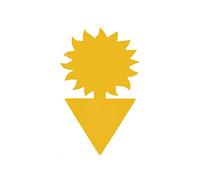 Lot de 48 pièges à moucherons collants jaunes pour plantes, cuisine, intérieur et extérieur