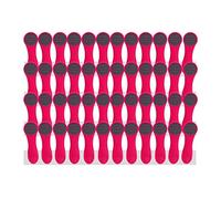 Lot de 48 pinces à linge avec ressorts en acier inoxydable Soft Grip Soft Touch Soft Touch Rose